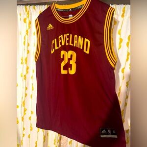 Boys, Cleveland, LeBron James Adidas basketball jersey